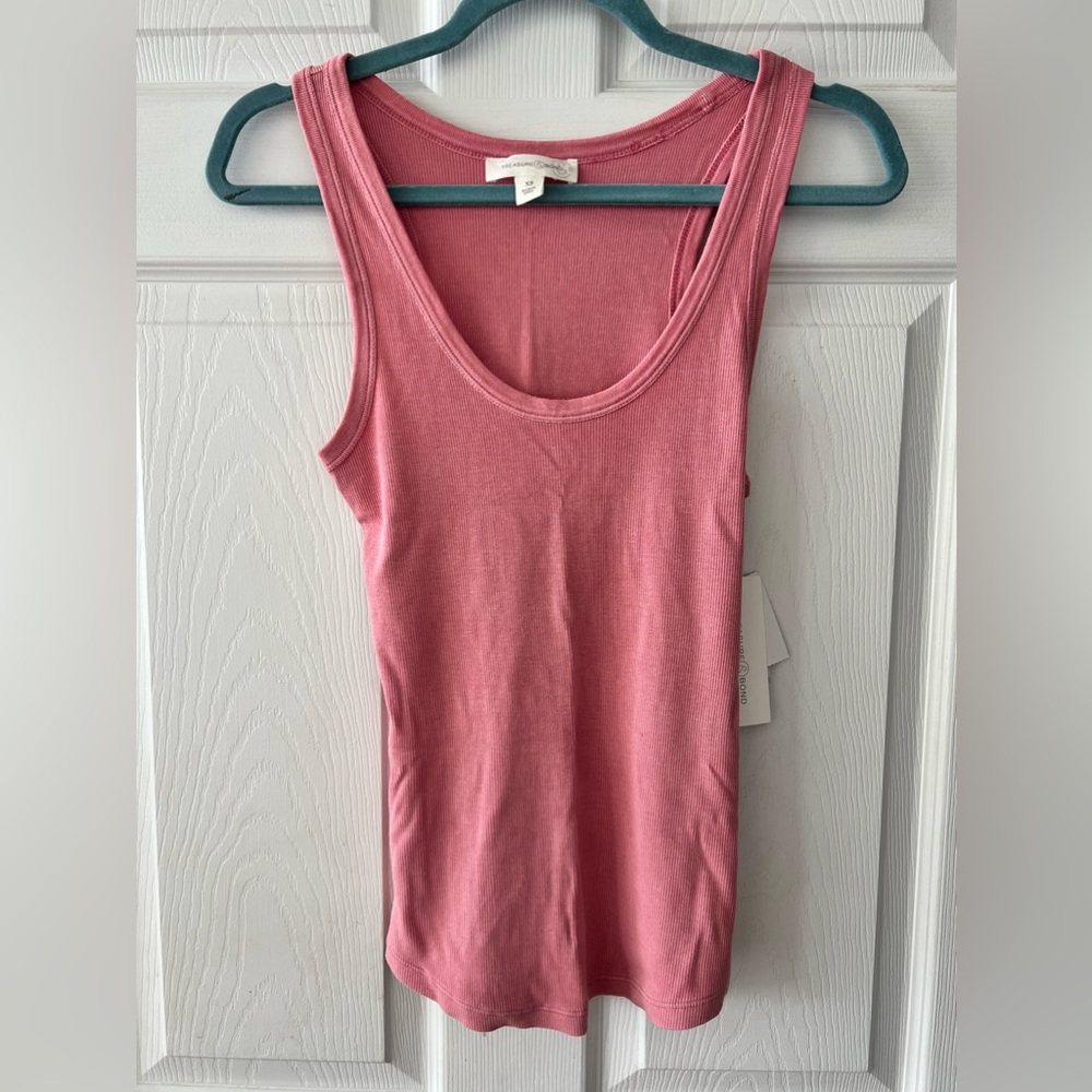 Treasure&Bond Women's Pink Tank Top